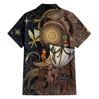 Hawaii Makahiki Family Matching Tank Maxi Dress and Hawaiian Shirt Polynesian Sky And Earth DT05 - Polynesian Pride