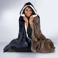 Hawaii Makahiki Hooded Blanket Polynesian Sky And Earth - Polynesian Pride