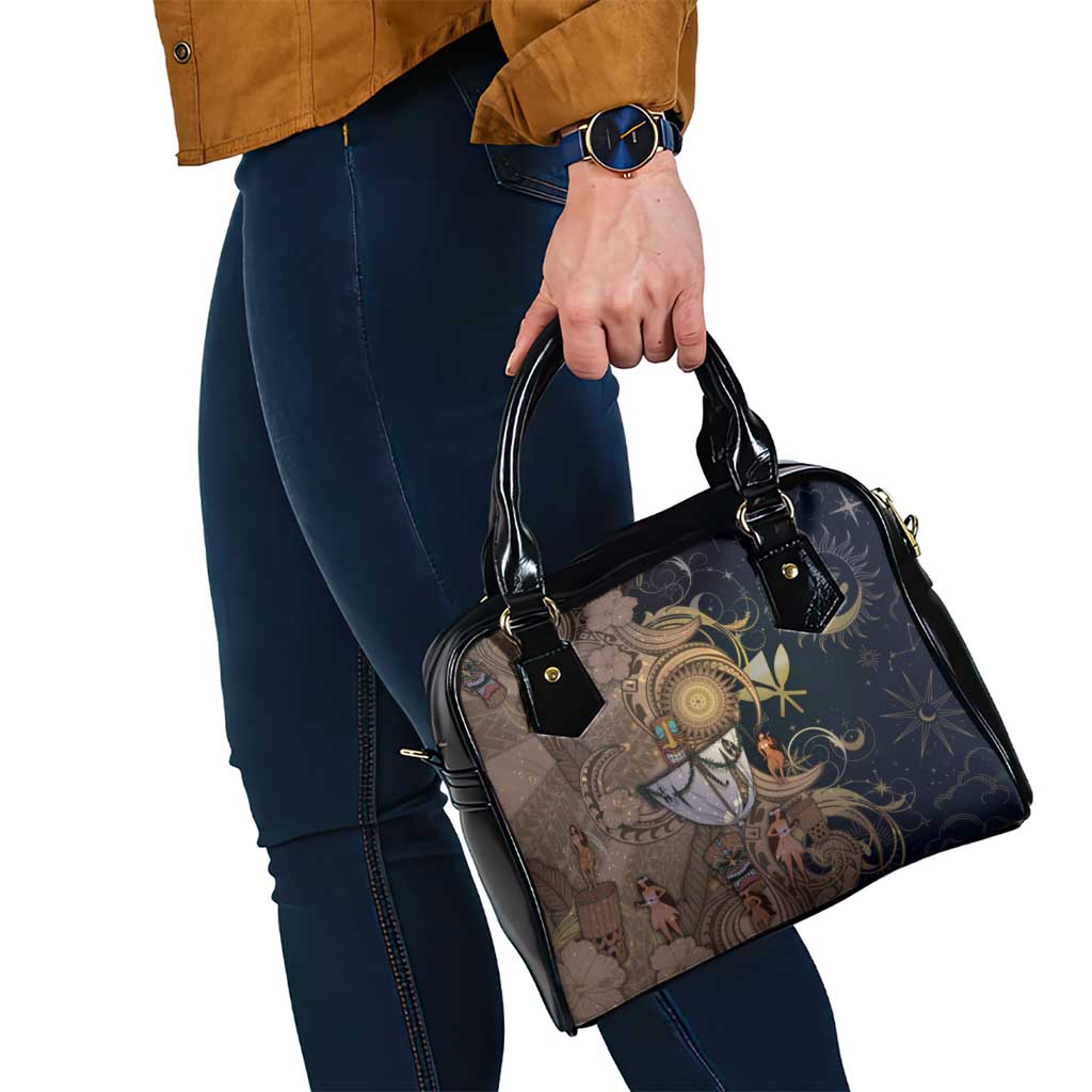 Hawaii Makahiki Shoulder Handbag Polynesian Sky And Earth - Polynesian Pride