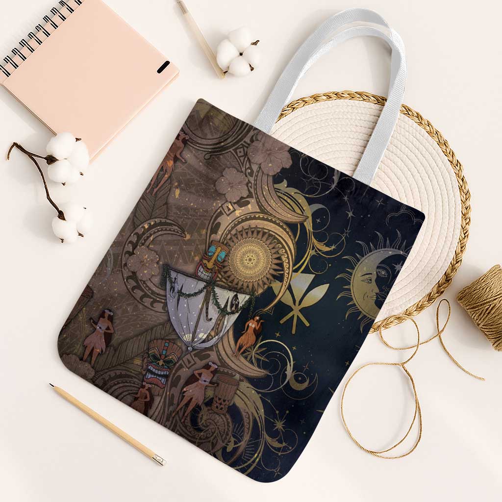 Hawaii Makahiki Tote Bag Polynesian Sky And Earth - Polynesian Pride