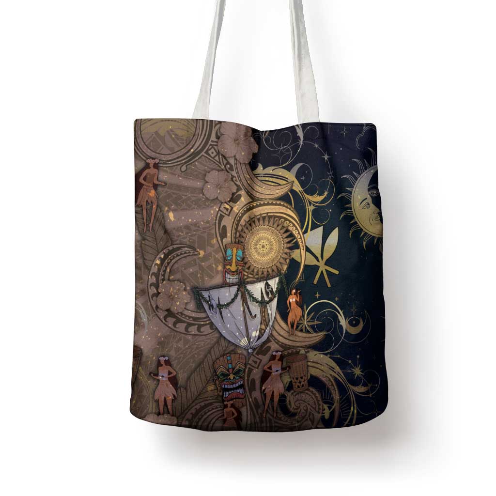 Hawaii Makahiki Tote Bag Polynesian Sky And Earth - Polynesian Pride