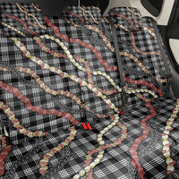 Hawaii Palaka Niihau Shell Lei Back Car Seat Cover Tropical Island Plaid Patterns