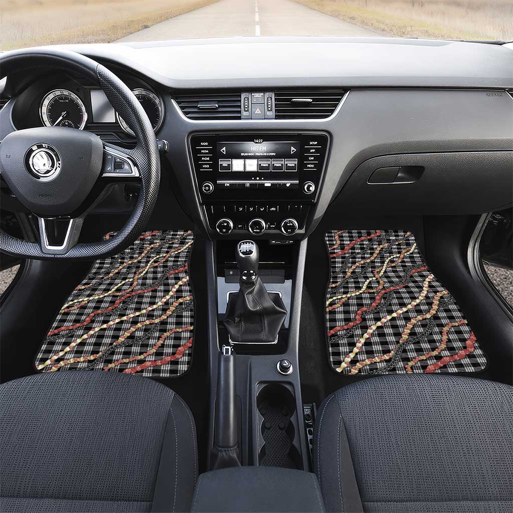 Hawaii Palaka Niihau Shell Lei Car Mats Tropical Island Plaid Patterns