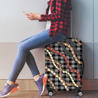 Hawaii Palaka Niihau Shell Lei Luggage Cover Tropical Island Plaid Patterns DT05 - Polynesian Pride