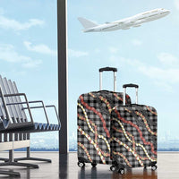 Hawaii Palaka Niihau Shell Lei Luggage Cover Tropical Island Plaid Patterns DT05 - Polynesian Pride