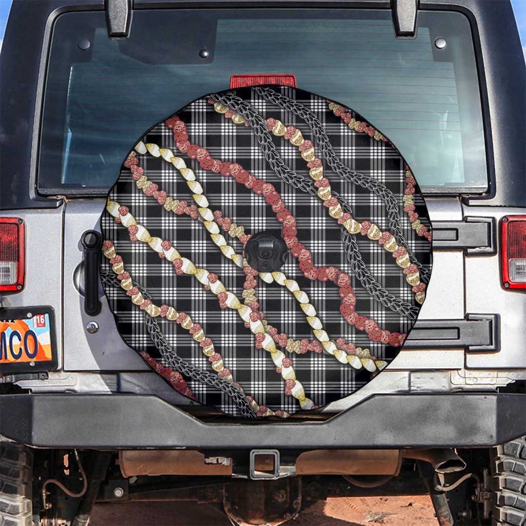 Hawaii Palaka Niihau Shell Lei Spare Tire Cover Tropical Island Plaid Patterns