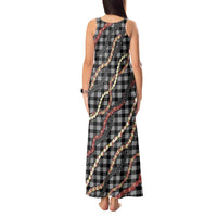 Hawaii Palaka Niihau Shell Lei Tank Maxi Dress Tropical Island Plaid Patterns DT05 - Polynesian Pride