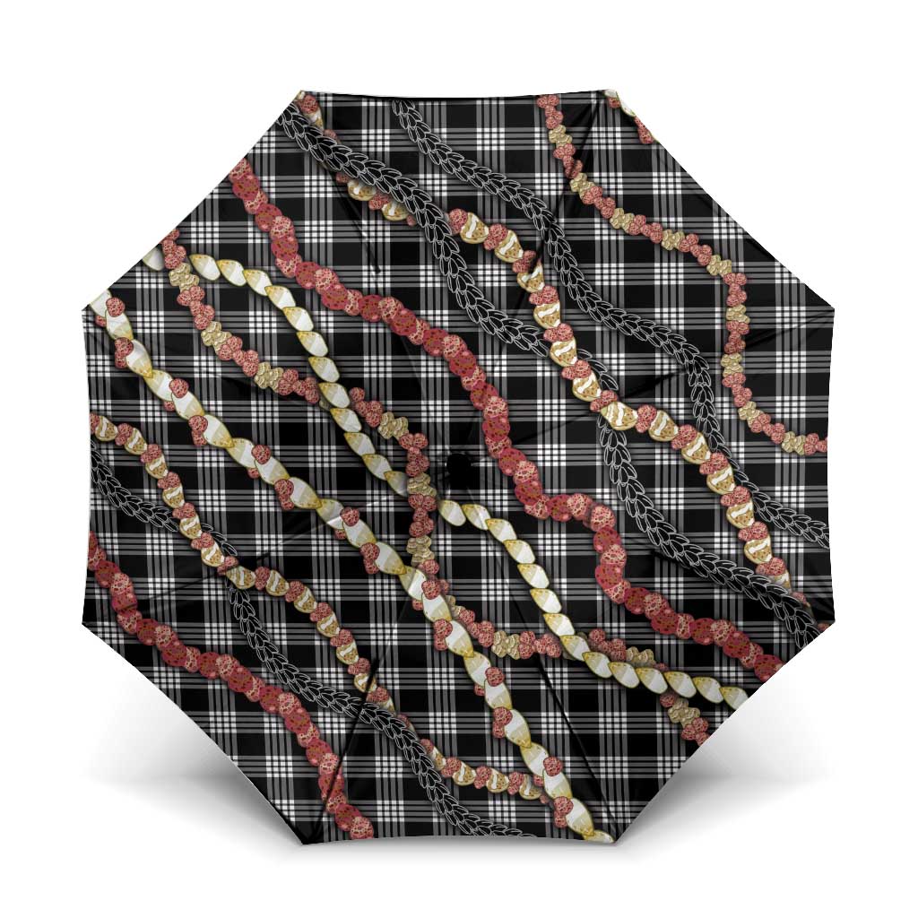 Hawaii Palaka Niihau Shell Lei Umbrella Tropical Island Plaid Patterns