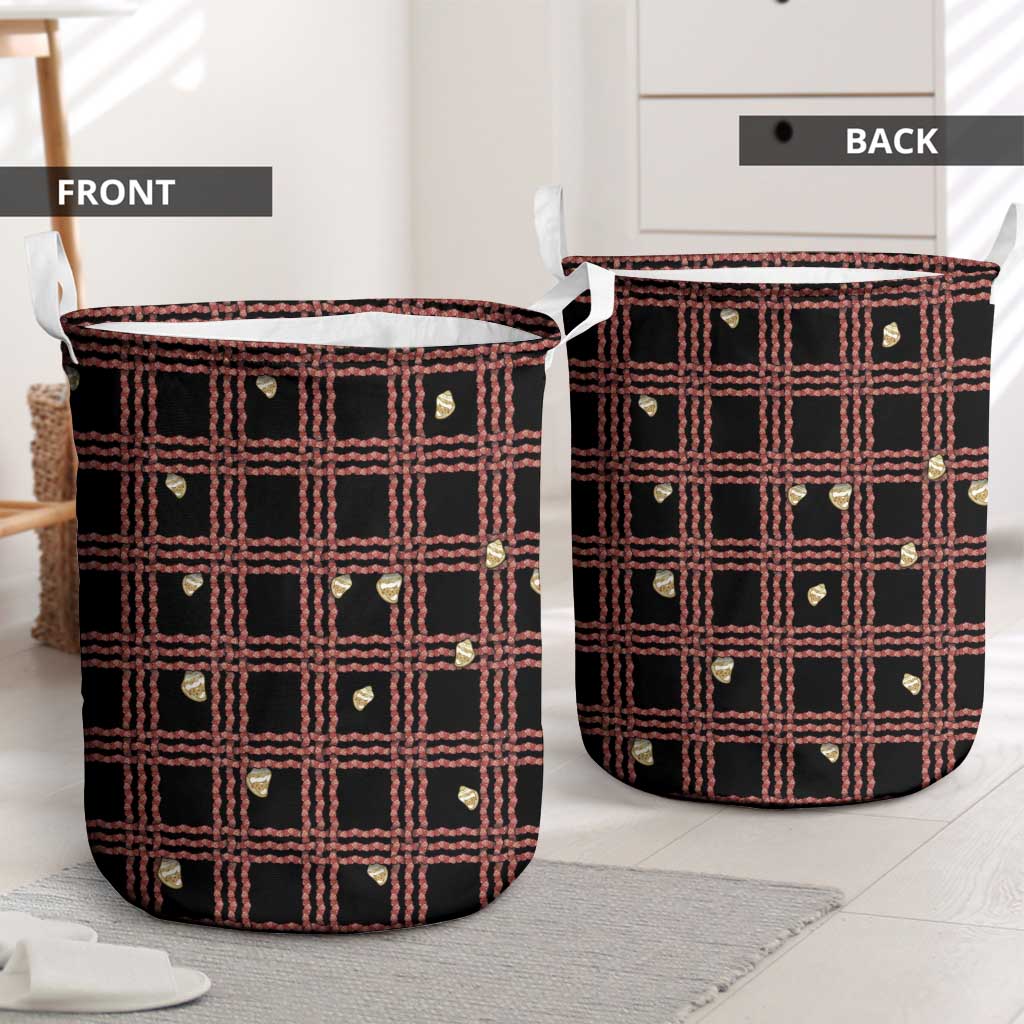 Hawaii Palaka Kahelelani Shell Lei Costume Laundry Basket Plaid Patterns