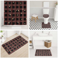 Hawaii Palaka Kahelelani Shell Lei Costume Bathroom Set Plaid Patterns