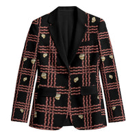 Hawaii Palaka Kahelelani Shell Lei Costume Blazer Plaid Patterns