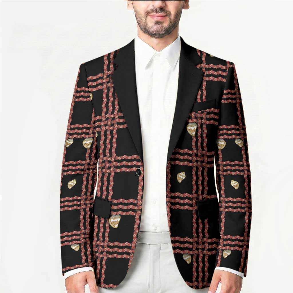 Hawaii Palaka Kahelelani Shell Lei Costume Blazer Plaid Patterns