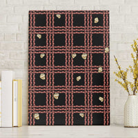 Hawaii Palaka Kahelelani Shell Lei Costume Canvas Wall Art Plaid Patterns