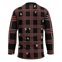 Hawaii Palaka Kahelelani Shell Lei Costume Hockey Jersey Plaid Patterns