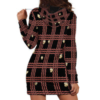 Hawaii Palaka Kahelelani Shell Lei Costume Hoodie Dress Plaid Patterns DT05 - Polynesian Pride