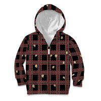 Hawaii Palaka Kahelelani Shell Lei Costume Kid Hoodie Plaid Patterns