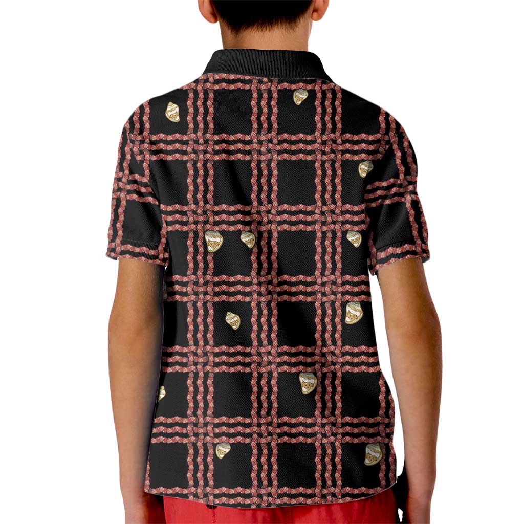 Hawaii Palaka Kahelelani Shell Lei Costume Kid Polo Shirt Plaid Patterns