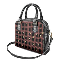 Hawaii Palaka Kahelelani Shell Lei Costume Shoulder Handbag Plaid Patterns