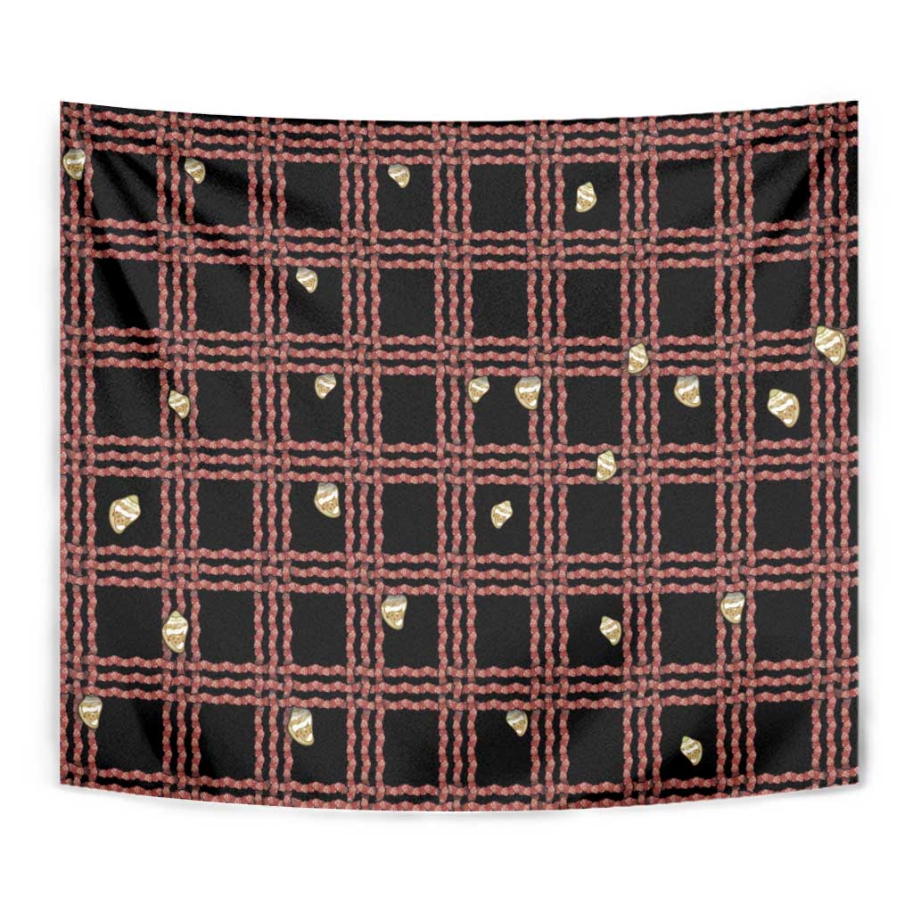 Hawaii Palaka Kahelelani Shell Lei Costume Tapestry Plaid Patterns