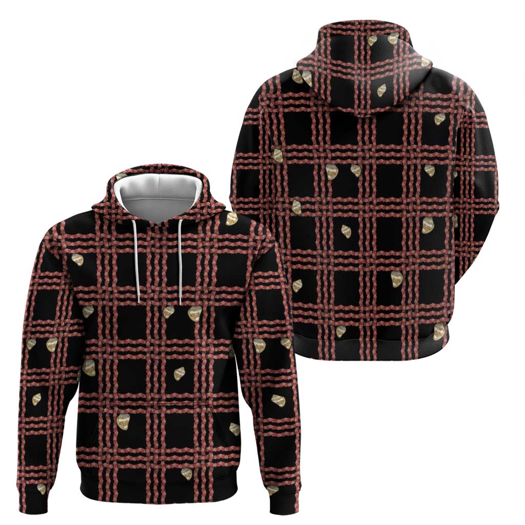 Hawaii Palaka Kahelelani Shell Lei Costume Zip Hoodie Plaid Patterns