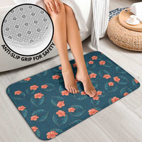 Hawaii Monstera Bathroom Set Hibiscus Flowers Simple Style - Polynesian Pride