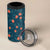 Hawaii Monstera 4 in 1 Can Cooler Tumbler Hibiscus Flowers Simple Style - Polynesian Pride