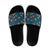Hawaii Monstera Slide Sandals Hibiscus Flowers Simple Style - Polynesian Pride