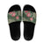 Hawaii Slide Sandals Green Polynesian Monstera Patterns - Polynesian Pride