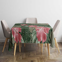Hawaii Tablecloth Green Polynesian Monstera Patterns - Polynesian Pride