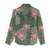 Hawaii Women Casual Shirt Green Polynesian Monstera Patterns - Polynesian Pride