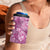 Hawaii 4 in 1 Can Cooler Tumbler Magenta Polynesian Monstera Patterns - Polynesian Pride