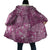 Hawaii Cloak Magenta Polynesian Monstera Patterns - Polynesian Pride