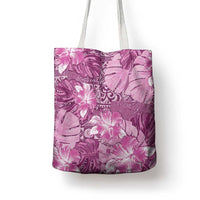 Hawaii Tote Bag Magenta Polynesian Monstera Patterns - Polynesian Pride