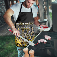 Aotearoa Ngati Whatua Apron Maori Tribal Gold Paua Shell Pattern DT05 - Polynesian Pride