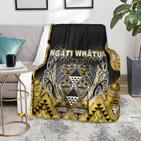 Aotearoa Ngati Whatua Blanket Maori Tribal Gold Paua Shell Pattern DT05 - Polynesian Pride