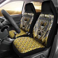 Aotearoa Ngati Whatua Car Seat Cover Maori Tribal Gold Paua Shell Pattern DT05 - Polynesian Pride