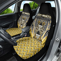 Aotearoa Ngati Whatua Car Seat Cover Maori Tribal Gold Paua Shell Pattern DT05 - Polynesian Pride