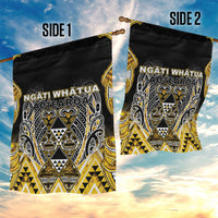 Aotearoa Ngati Whatua Garden Flag Maori Tribal Gold Paua Shell Pattern DT05 - Polynesian Pride