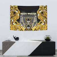 Aotearoa Ngati Whatua Tapestry Maori Tribal Gold Paua Shell Pattern DT05 - Polynesian Pride