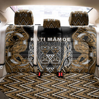 Aotearoa Kati Mamoe Back Car Seat Cover Maori Brown Tribal Paua Shell Pattern DT05 - Polynesian Pride