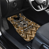Aotearoa Kati Mamoe Car Mats Maori Brown Tribal Paua Shell Pattern DT05 - Polynesian Pride