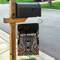 Aotearoa Kati Mamoe Garden Flag Maori Brown Tribal Paua Shell Pattern DT05 - Polynesian Pride