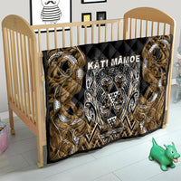 Aotearoa Kati Mamoe Quilt Maori Brown Tribal Paua Shell Pattern DT05 - Polynesian Pride