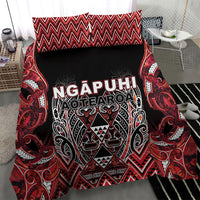 Aotearoa Ngapuhi Bedding Set Maori Red Tribal Paua Shell Pattern DT05 - Polynesian Pride
