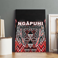 Aotearoa Ngapuhi Canvas Wall Art Maori Red Tribal Paua Shell Pattern DT05 - Polynesian Pride
