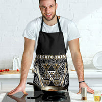 Aotearoa Waikato Tainui Apron Maori Light Gold Tribal Paua Shell Pattern DT05 - Polynesian Pride