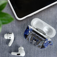 Aotearoa Ngati Kahungunu AirPods Case Maori Tribal Blue Paua Shell Pattern DT05 - Polynesian Pride