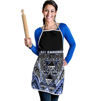 Aotearoa Ngati Kahungunu Apron Maori Tribal Blue Paua Shell Pattern DT05 - Polynesian Pride