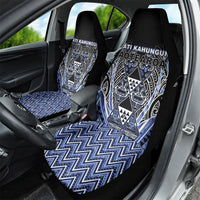 Aotearoa Ngati Kahungunu Car Seat Cover Maori Tribal Blue Paua Shell Pattern DT05 - Polynesian Pride