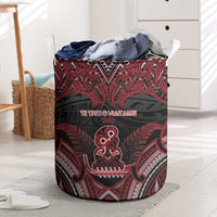 New Zealand Waitangi Day Laundry Basket Te Tiriti O Waitangi 1840 - Polynesian Pride